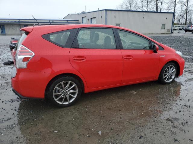 TOYOTA PRIUS V 2017 red station hybrid engine JTDZN3EU5HJ066734 photo #4