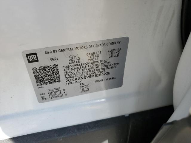 2021 CHEVROLET EQUINOX PR - 2GNAXNEV5M6164236