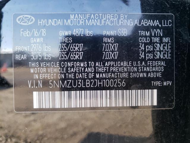 2018 HYUNDAI SANTA FE S - 5NMZU3LB2JH100256