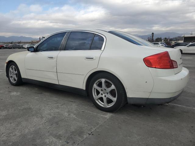 INFINITI G35 2003 white  gas JNKCV51E53M302739 photo #3