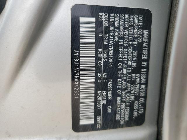 2022 NISSAN ROGUE SPOR - JN1BJ1AV7NW342851