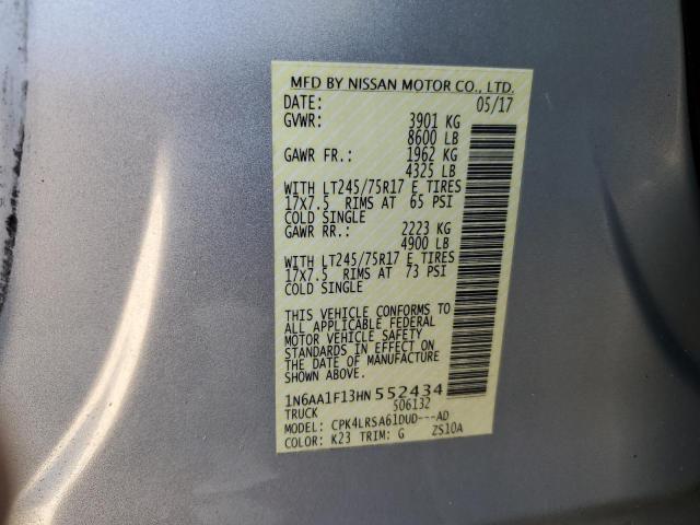 2017 NISSAN TITAN XD S - 1N6AA1F13HN552434