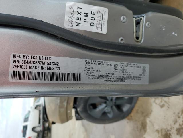 2021 JEEP COMPASS LA - 3C4NJCBB7MT587342