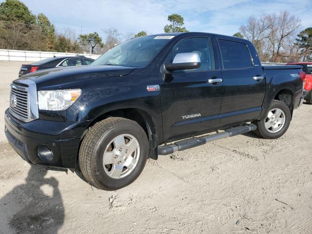 TOYOTA TUNDRA CRE 2012 black crew pic flexible fuel 5TFHW5F17CX230550 photo #1