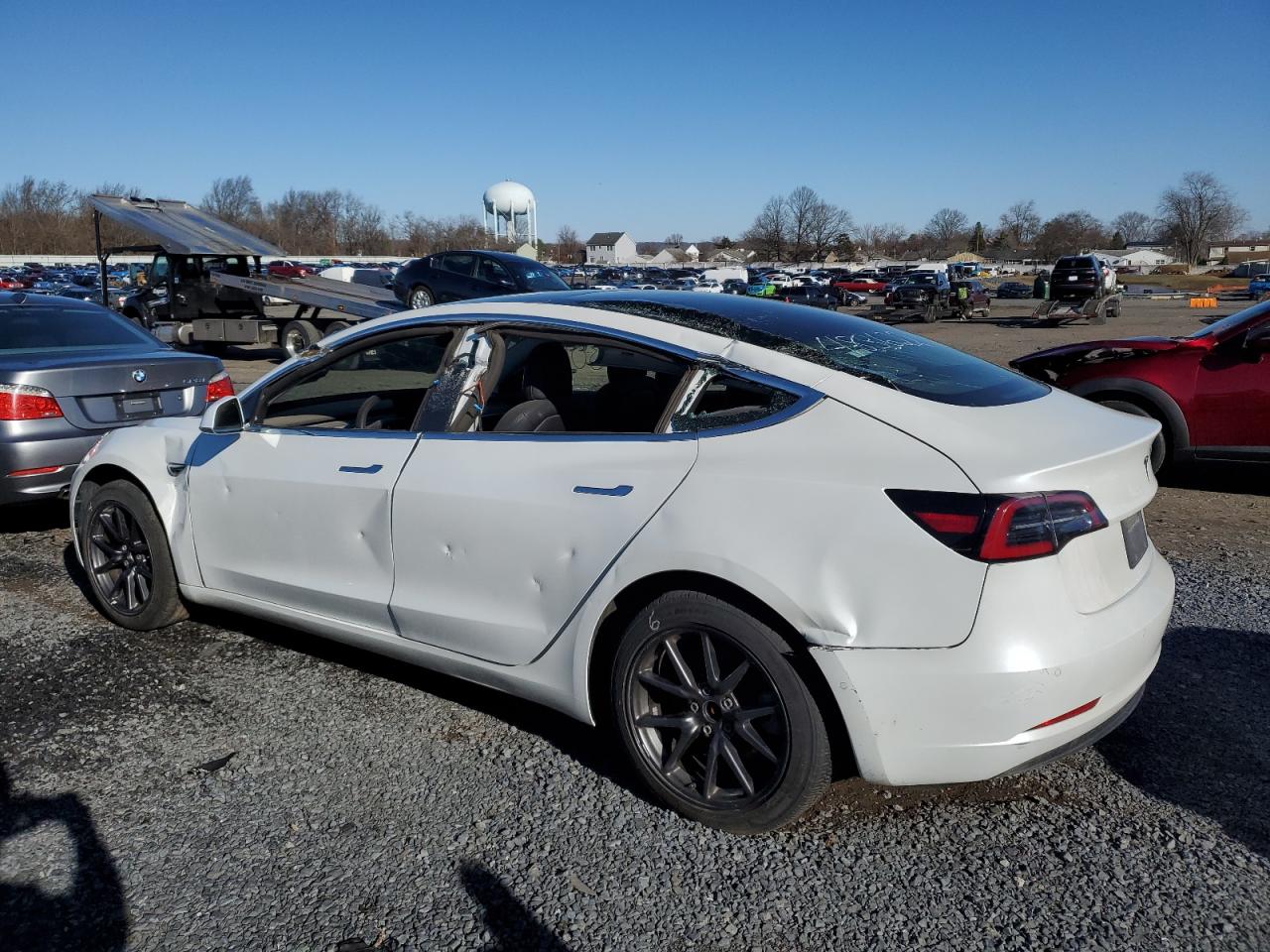 Lot #3041828424 2019 TESLA MODEL 3