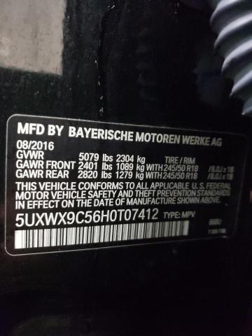 2017 BMW X3 XDRIVE2 - 5UXWX9C56H0T07412