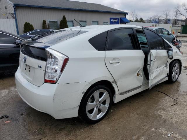 TOYOTA PRIUS 2011 white  hybrid engine JTDKN3DU4B1378182 photo #4