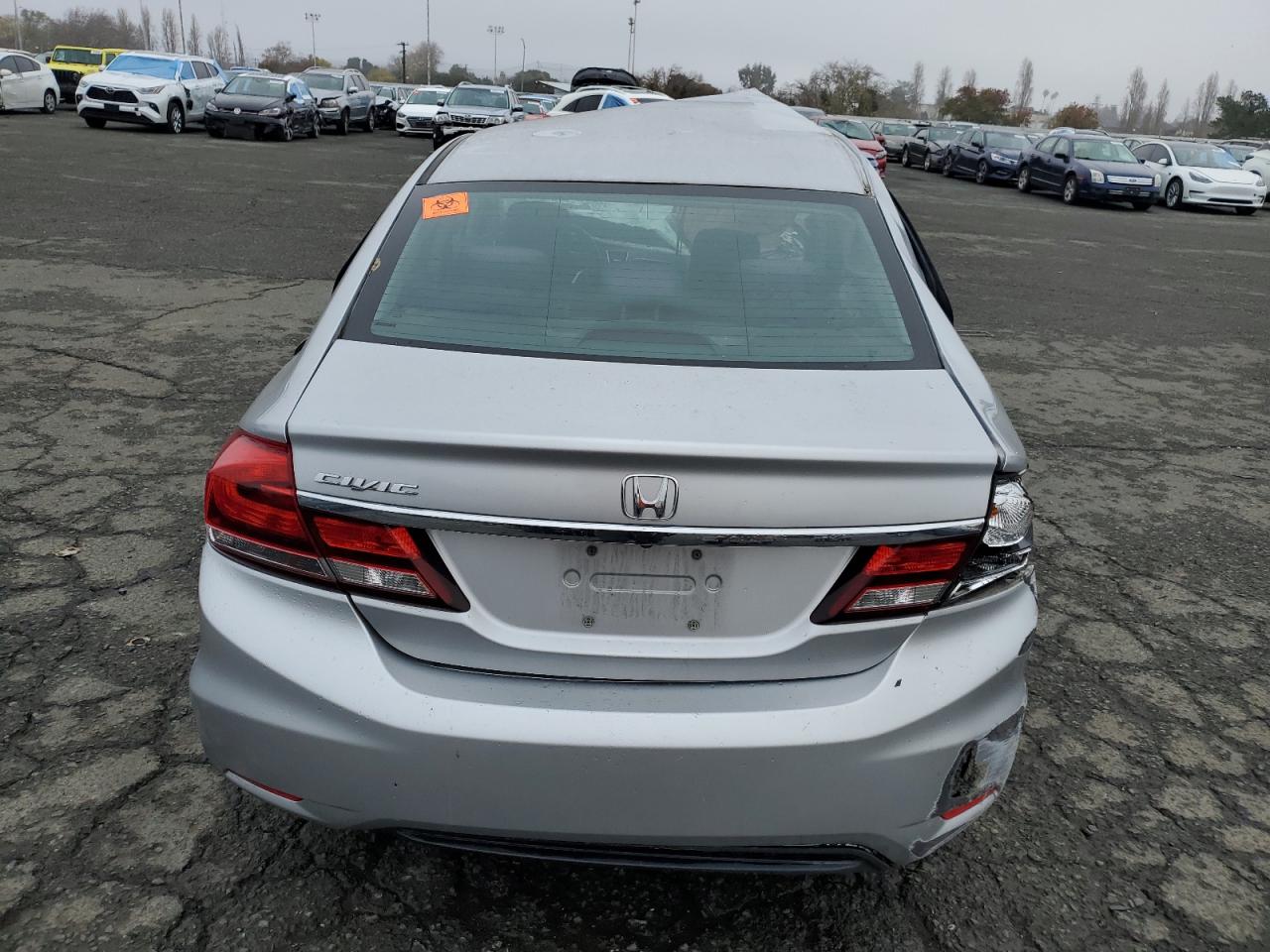 Lot #3052268607 2014 HONDA CIVIC LX