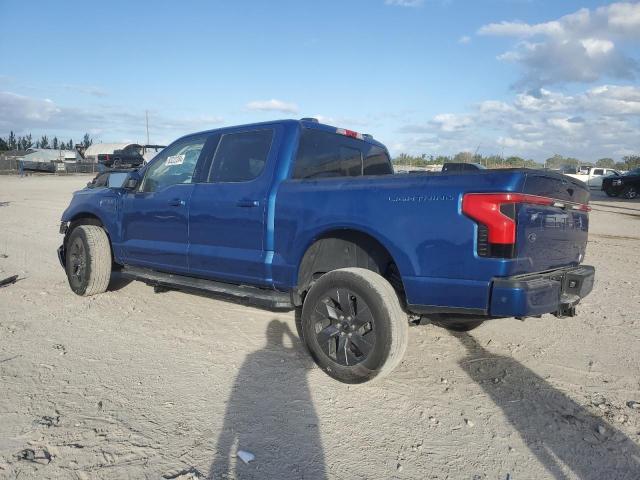 FORD F150 LIGHT 2022 blue  electric 1FTVW1EL2NWG15599 photo #3