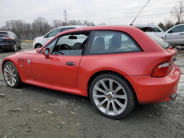 BMW Z3 2.8 2000 red  gas 4USCK5347YLG12237 photo #3