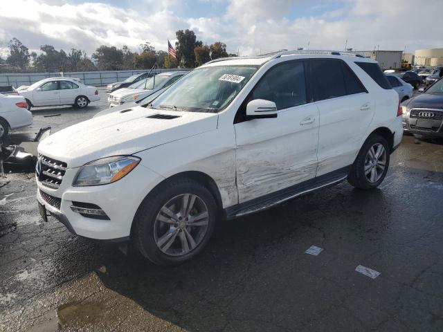 MERCEDES-BENZ ML 350 4MA 2014 white  gas 4JGDA5HB3EA330939 photo #1