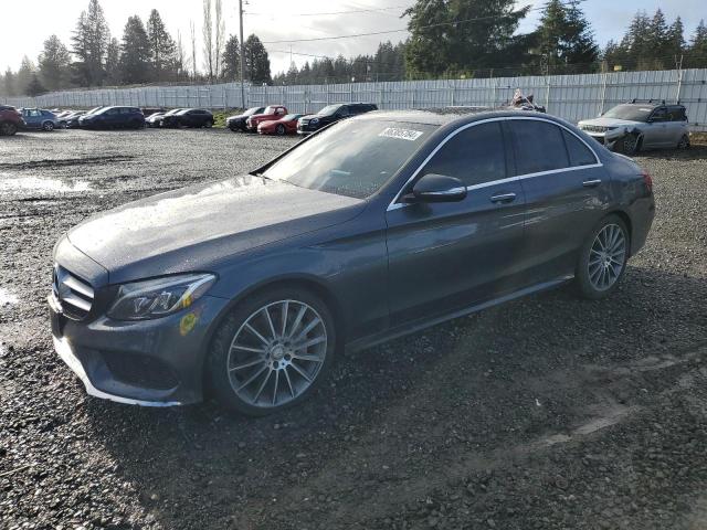 MERCEDES-BENZ C 300 4MAT 2015 gray  gas 55SWF4KB2FU078383 photo #1