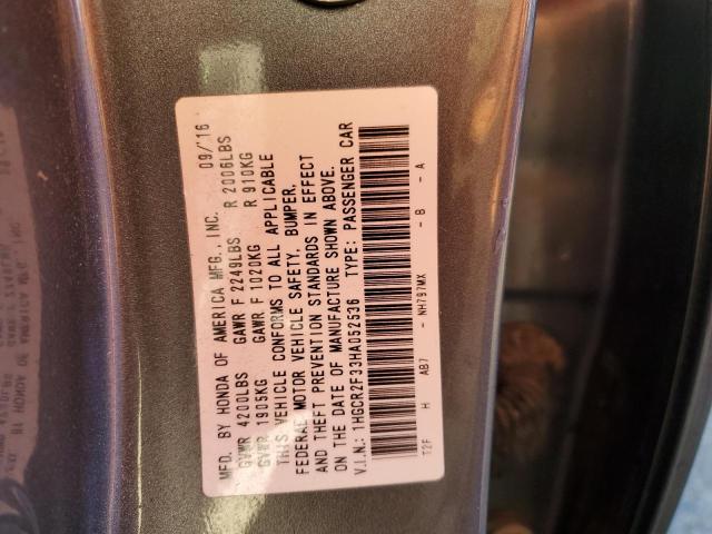 2017 HONDA ACCORD LX - 1HGCR2F33HA052536