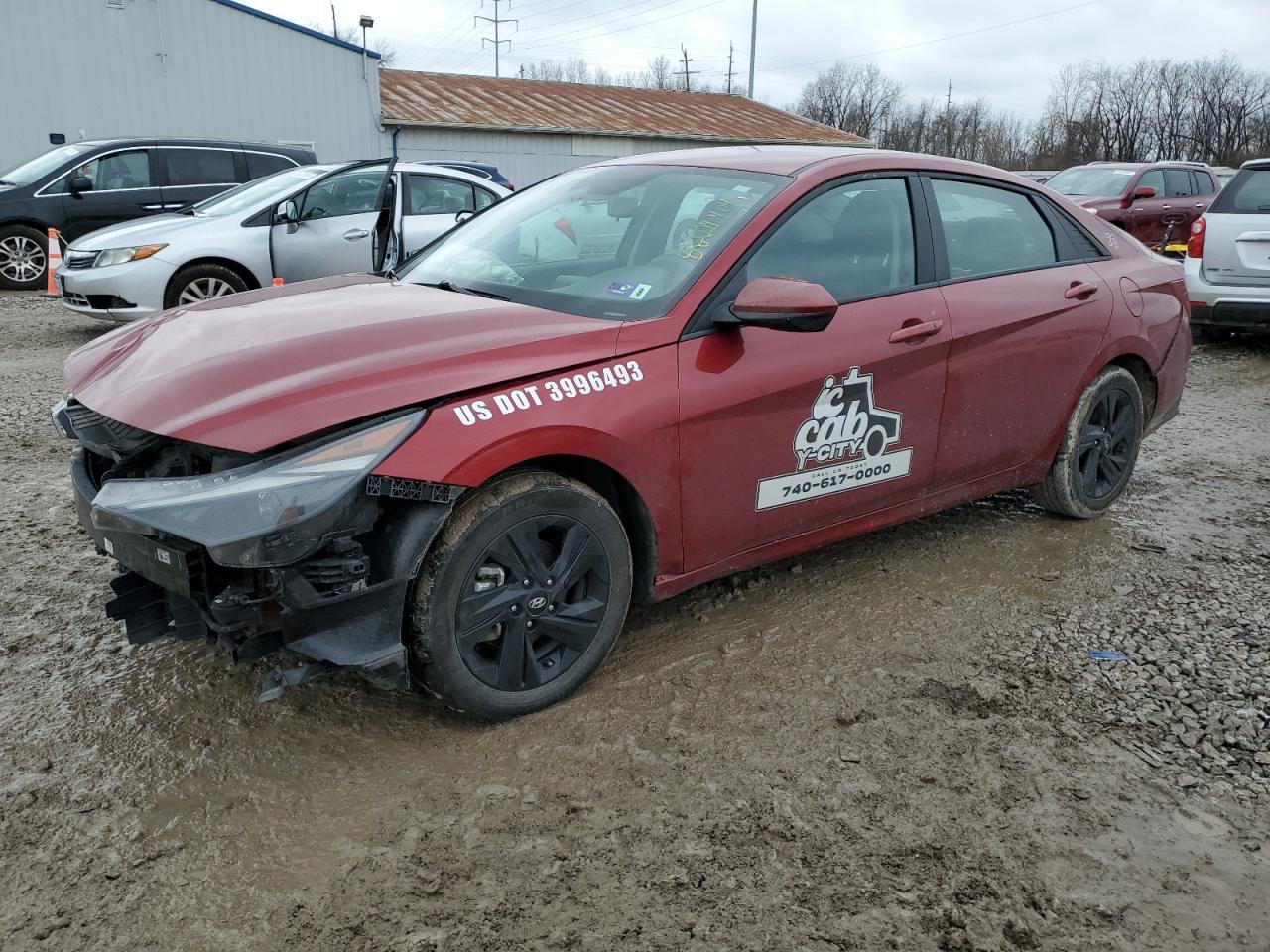  Salvage Hyundai ELANTRA