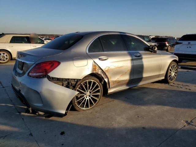 MERCEDES-BENZ C 300 4MAT 2015 gray sedan 4d gas 55SWF4KB6FU012998 photo #4