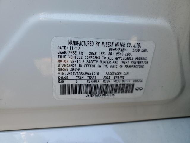 2018 INFINITI Q50 LUXE - JN1EV7ARXJM441015