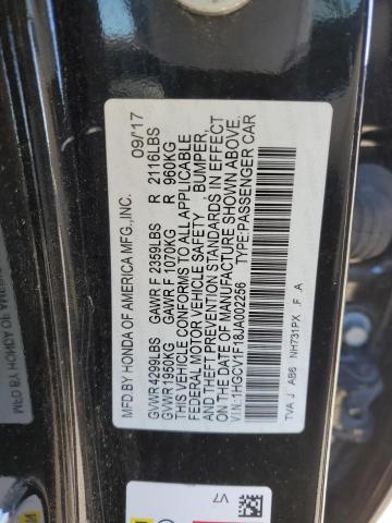 2018 HONDA ACCORD LX - 1HGCV1F18JA002256