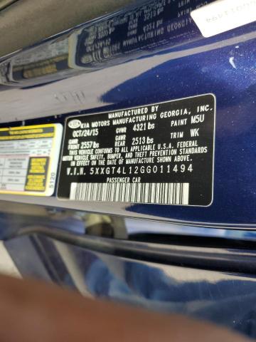 2016 KIA OPTIMA LX - 5XXGT4L12GG011494
