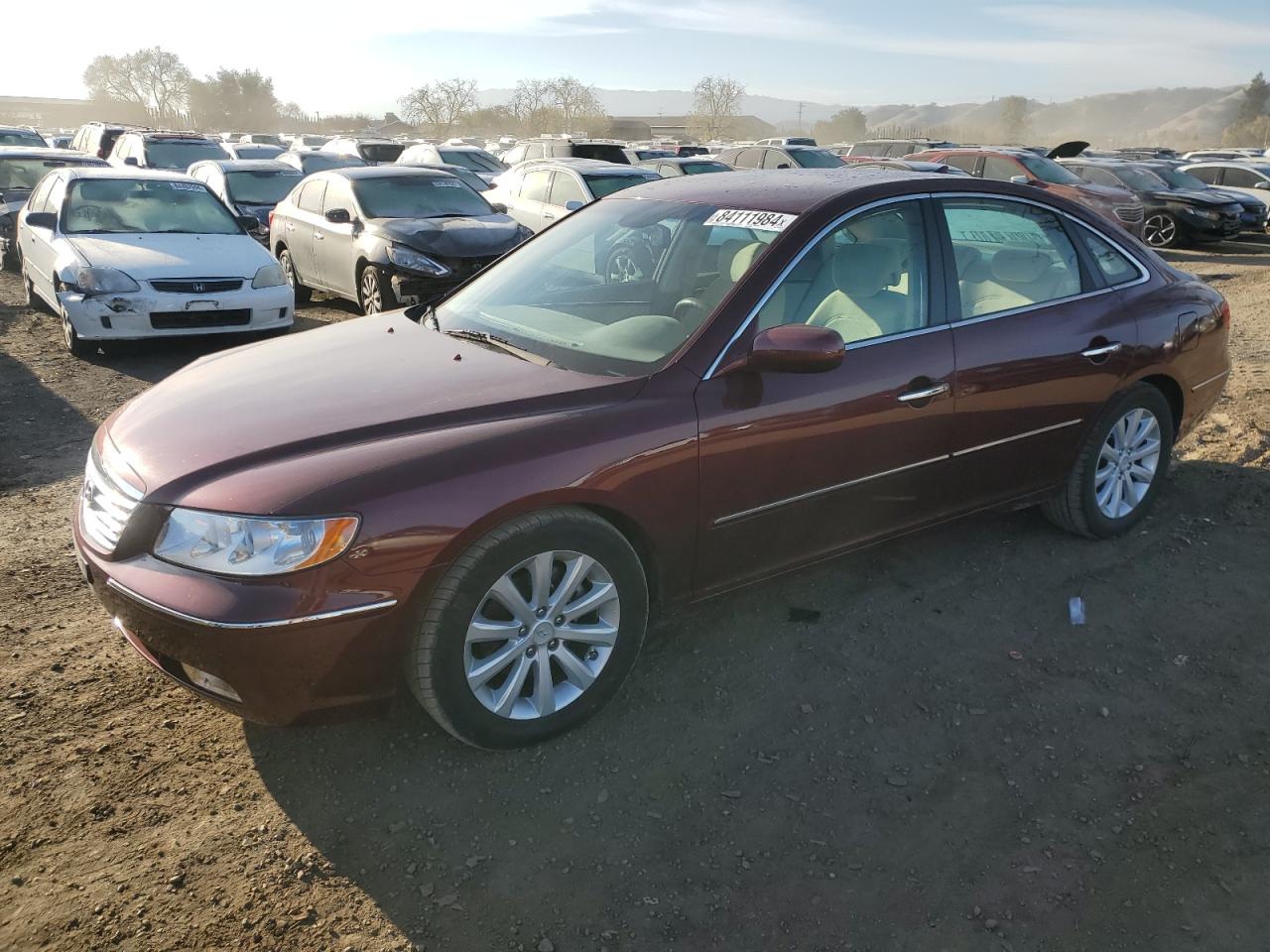 Lot #3050280947 2009 HYUNDAI AZERA GLS