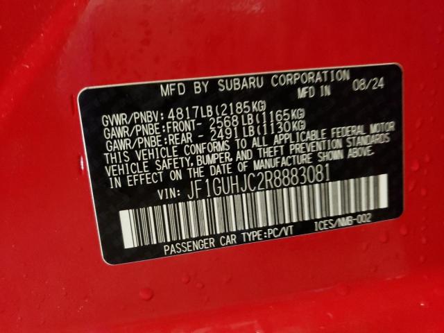 2024 SUBARU IMPREZA RS JF1GUHJC2R8883081