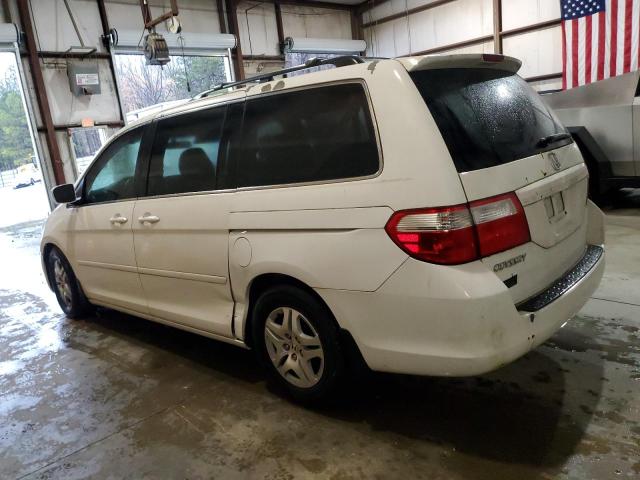 HONDA ODYSSEY EX 2007 white sports v gas 5FNRL38727B137468 photo #3