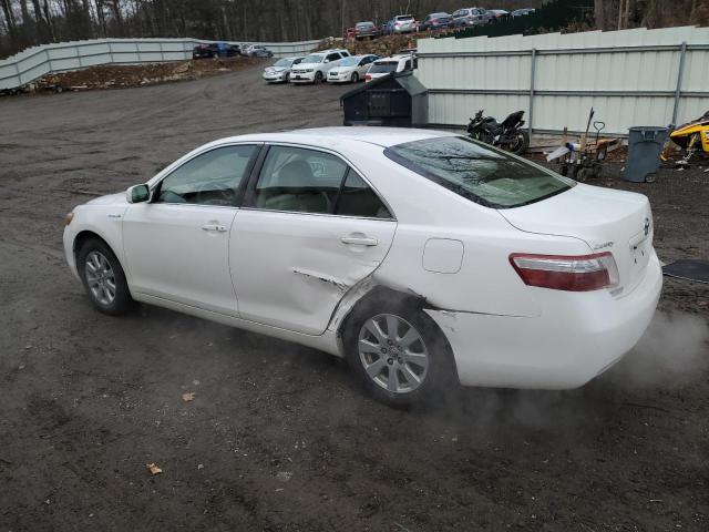 TOYOTA CAMRY HYBR 2007 white sedan 4d hybrid engine JTNBB46K873005549 photo #3