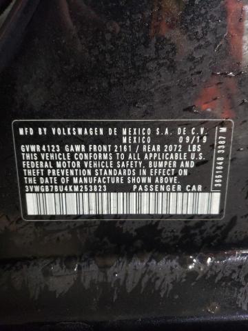 2019 VOLKSWAGEN JETTA SEL - 3VWGB7BU4KM253823