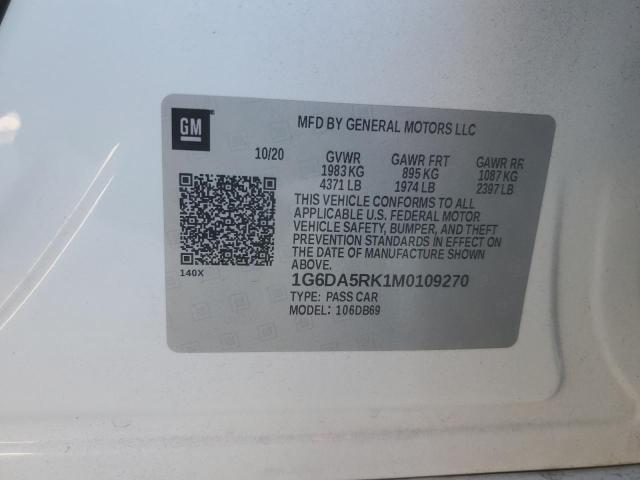 2021 CADILLAC CT4 LUXURY - 1G6DA5RK1M0109270