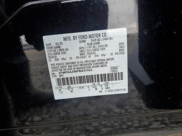 2023 FORD EDGE SEL - 2FMPK4J96PBA51522