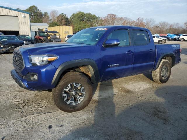 TOYOTA TACOMA DOU 2023 blue  gas 3TMCZ5AN9PM624770 photo #1