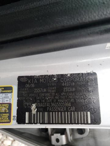 2016 KIA OPTIMA LX #3024889364