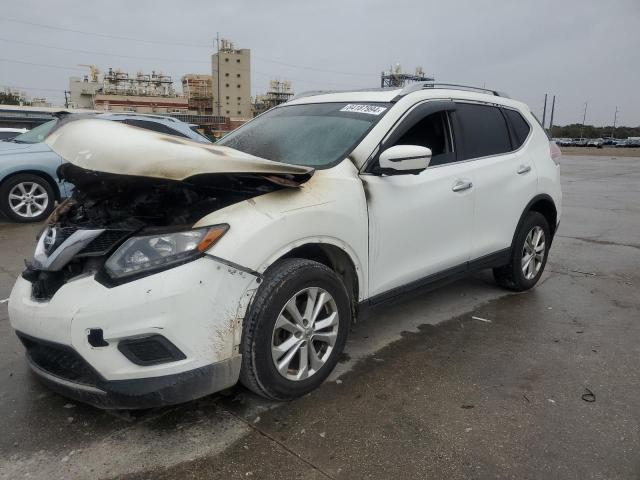 NISSAN ROGUE S 2016 white  gas 5N1AT2MV8GC866806 photo #1