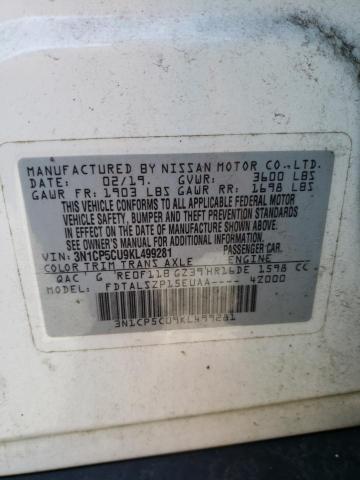 2019 NISSAN KICKS S 3N1CP5CU9KL499281