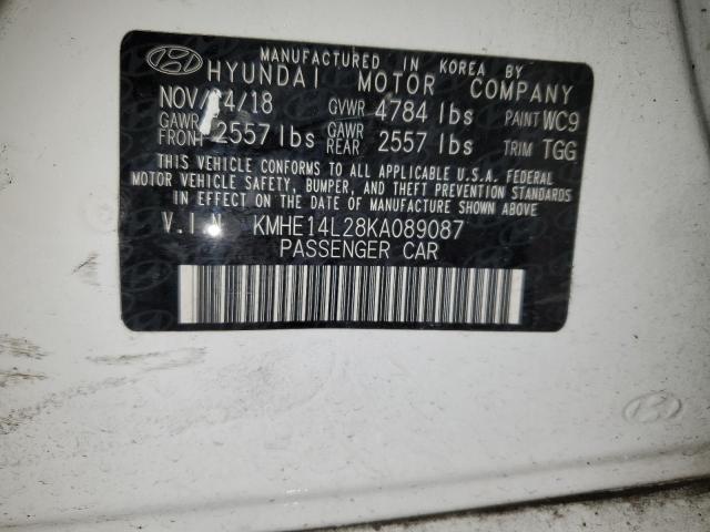 2019 HYUNDAI SONATA PLU KMHE14L28KA089087