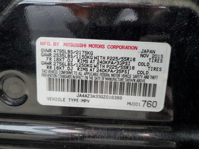 VIN JA4AZ3A33GZ016388 2016 MITSUBISHI OUTLANDER no.13