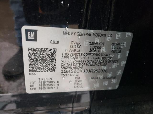 2018 GMC YUKON DENA - 1GKS2CKJ3JR252076