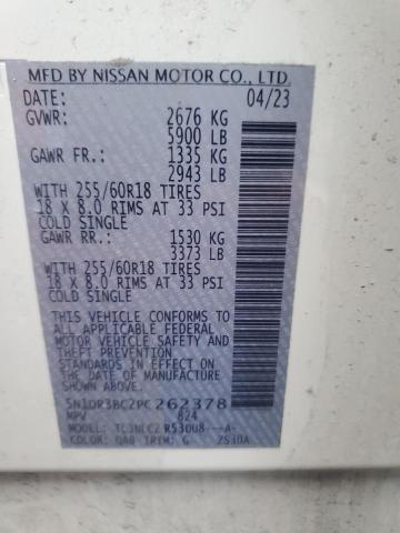2023 NISSAN PATHFINDER - 5N1DR3BC2PC262378