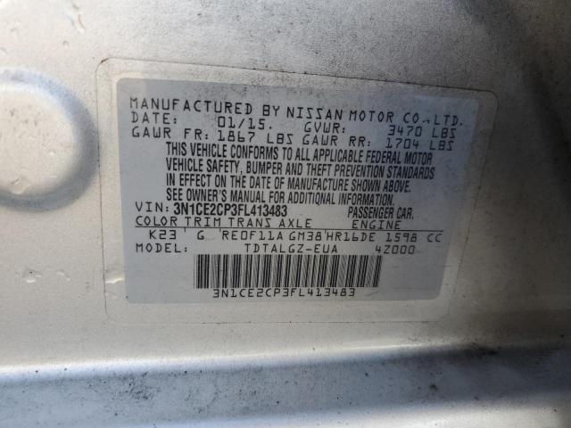 VIN 3N1CE2CP3FL413483 2015 NISSAN VERSA no.14