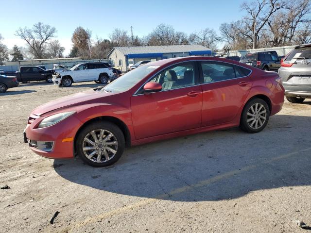 MAZDA 6 I 2012 maroon  gas 1YVHZ8DHXC5M08613 photo #1