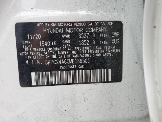 3kpc24a60me136501 - 2021 Hyundai accent se - #86962324