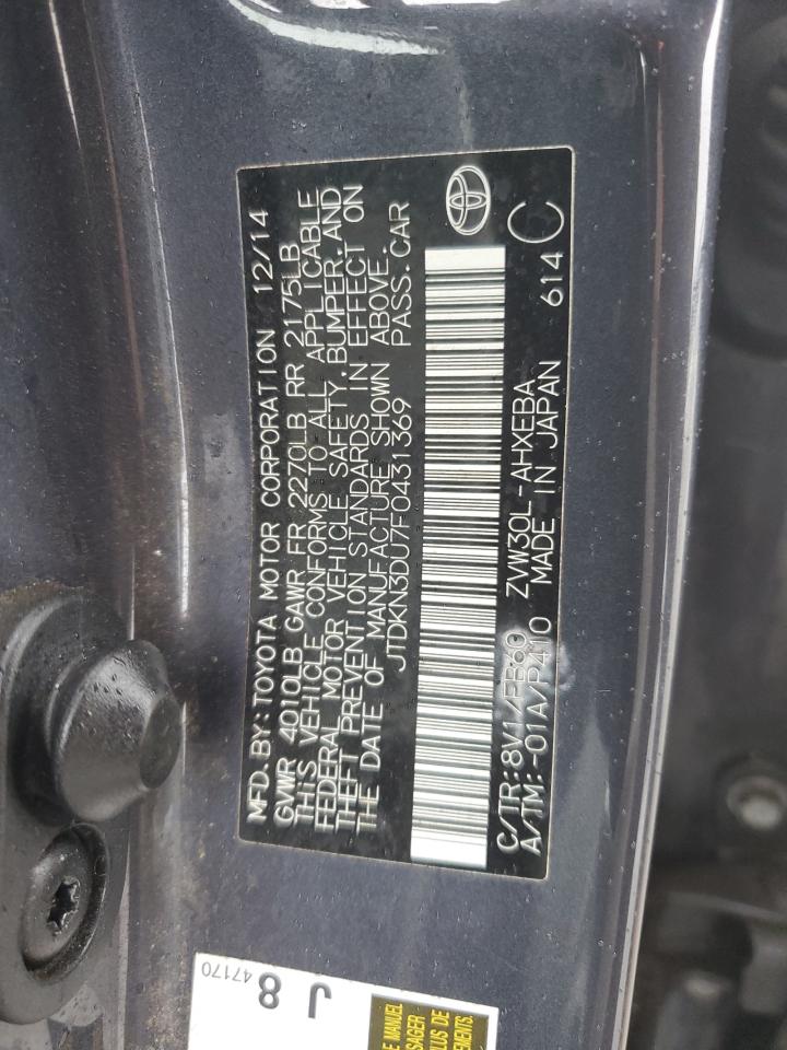 Lot #3034333092 2015 TOYOTA PRIUS