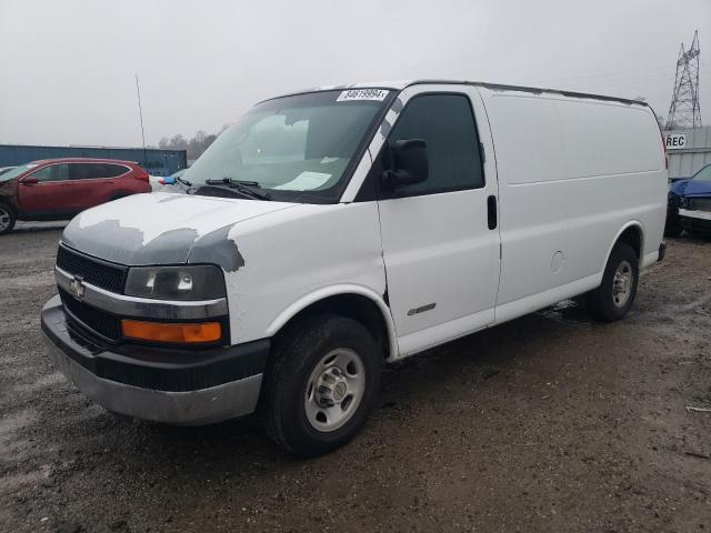 CHEVROLET EXPRESS G2 2005 white  gas 1GCGG25V951134050 photo #1