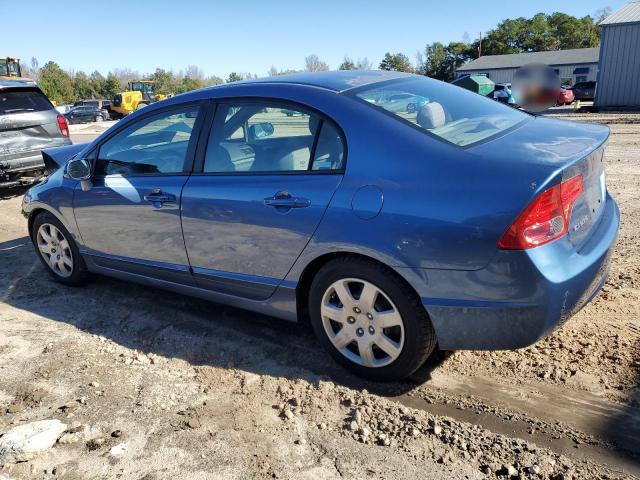 HONDA CIVIC LX 2008 blue  gas 2HGFA16528H533394 photo #3