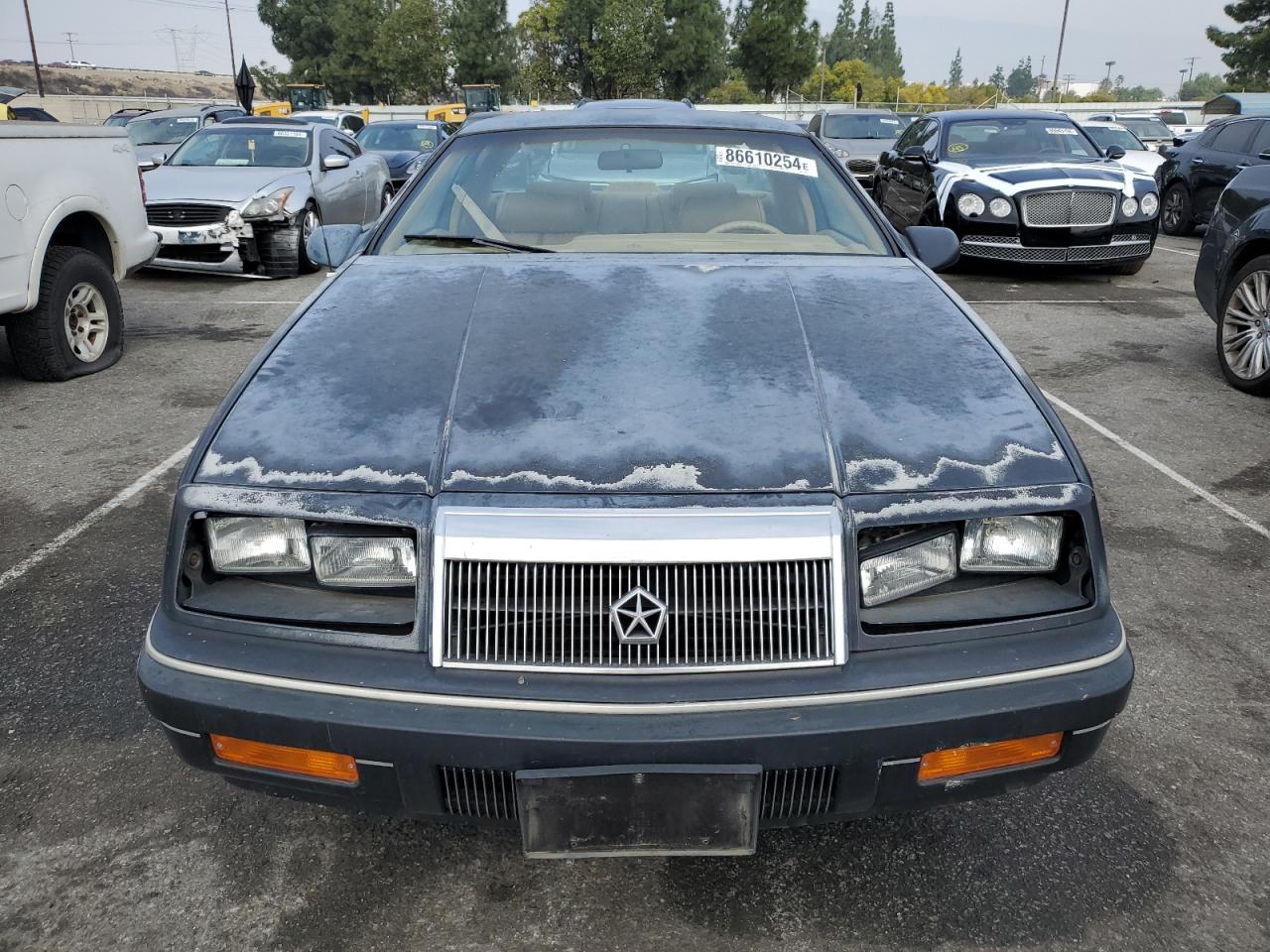 Lot #3044459746 1987 CHRYSLER LEBARON PR