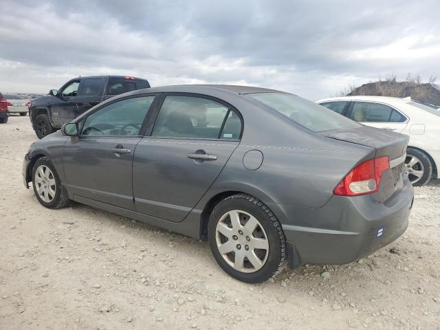 HONDA CIVIC LX 2009 gray  gas 1HGFA155X9L012137 photo #3