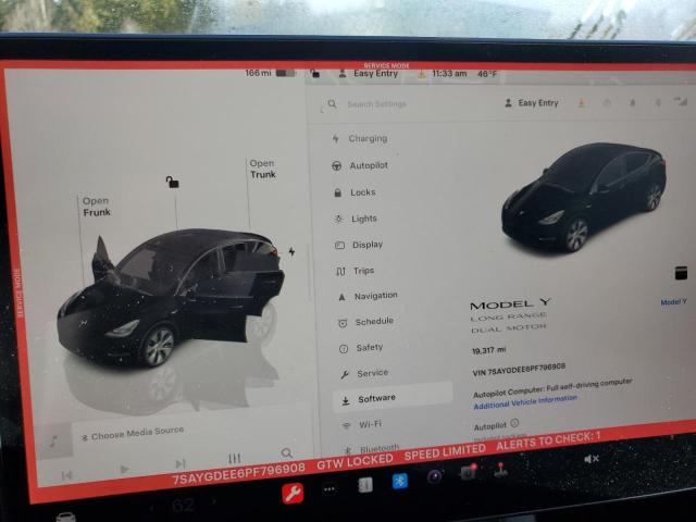 VIN 7SAYGDEE6PF796908 2023 TESLA MODEL Y no.9