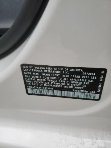2015 VOLKSWAGEN PASSAT S - 1VWAT7A34FC013206