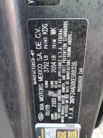 2019 KIA FORTE FE - 3KPF24ADXKE088336