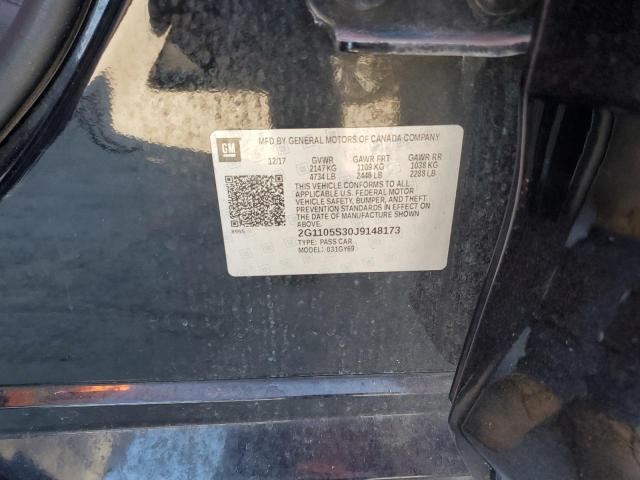 2018 CHEVROLET IMPALA LT 2G1105S30J9148173