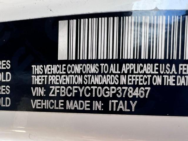 2016 FIAT 500X TREKK ZFBCFYCT0GP378467